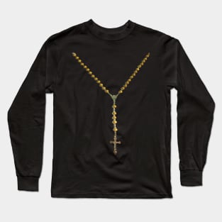 Rosary Biblical Catholic Prayer Fatima Virgin Mary Message Long Sleeve T-Shirt